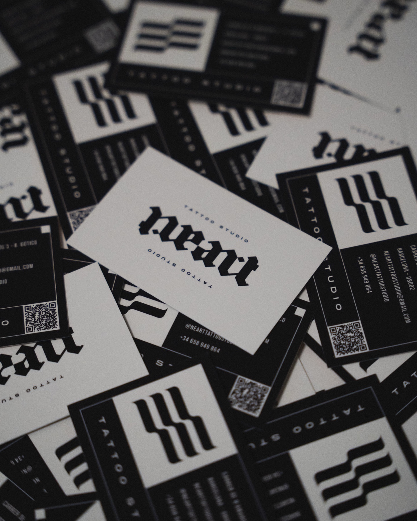 Neart Tattoo Studio business cards